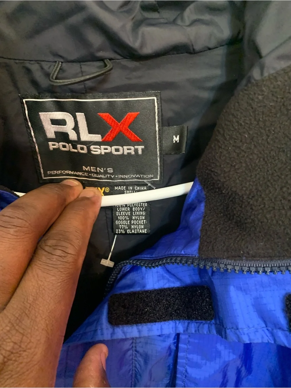 Polo by Ralph Lauren RLX Men's Royal Blue Performance Jacket